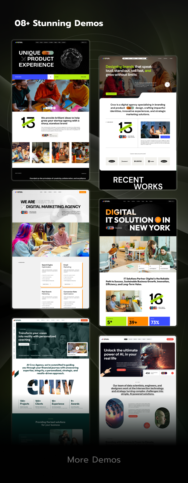 Cruv - Creative Agency & Portfolio WordPress Theme