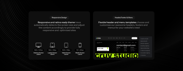 Cruv - Creative Agency & Portfolio WordPress Theme